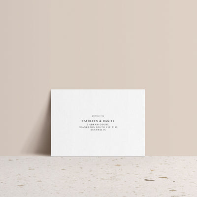 Ivory and Ink Weddings Envelope Options Printed Envelopes