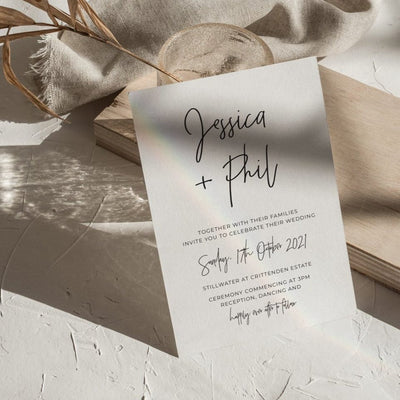 Ivory & Ink Weddings Invitations JESSICA Invitation Suite