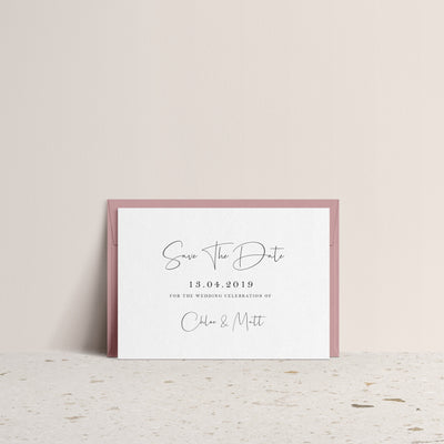 Ivory and Ink Weddings Save The Date CHLOE save the date