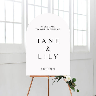 Ivory and Ink Weddings Welcome Sign JANE Welcome Sign