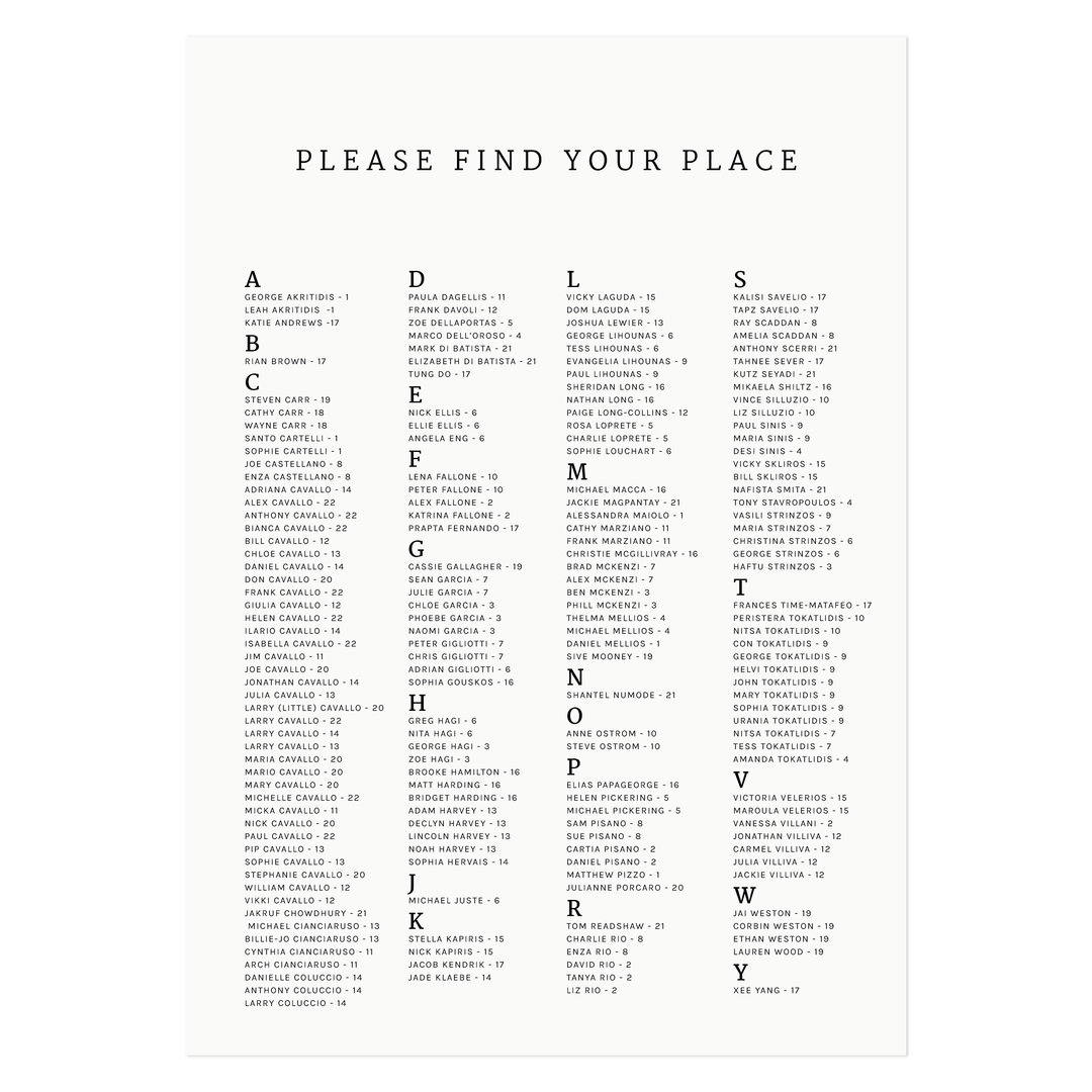 Ivory and Ink Weddings Welcome Sign LILY 2 Sign Package