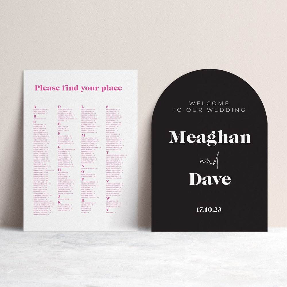 Meaghan Sign MEAGHAN 2 Sign Package – Ivory & Ink Weddings