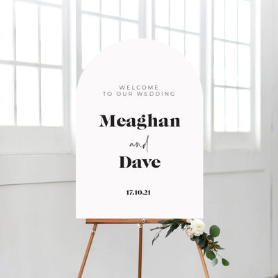 Ivory and Ink Weddings Welcome Sign MEAGHAN Welcome Sign
